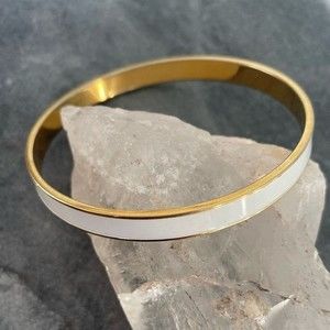 VINTAGE Monet enamel gold bracelet